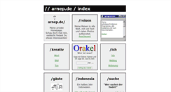 Desktop Screenshot of indonesia.arnep.de